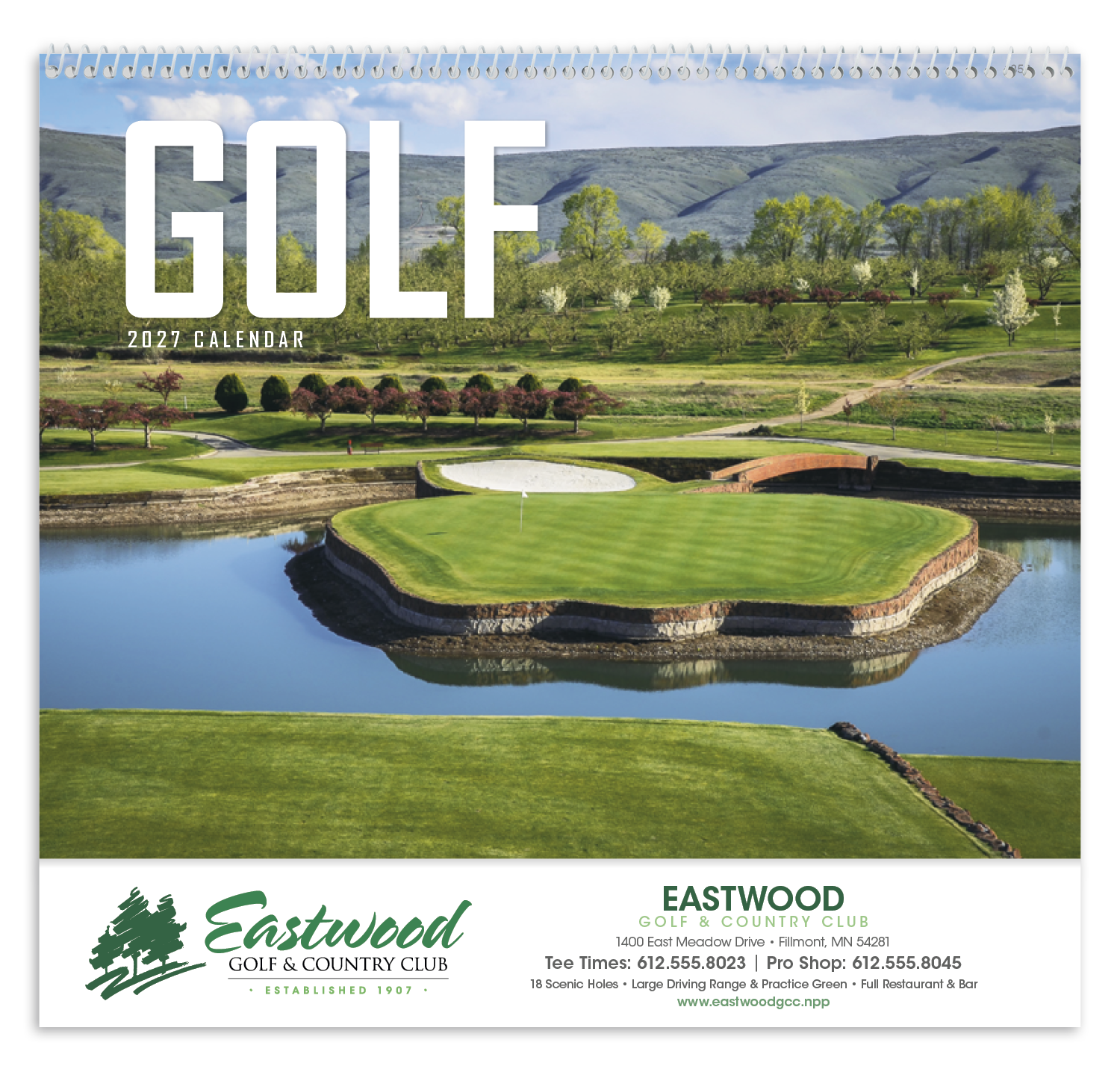 Triumph® Calendars Golf Calendar 38