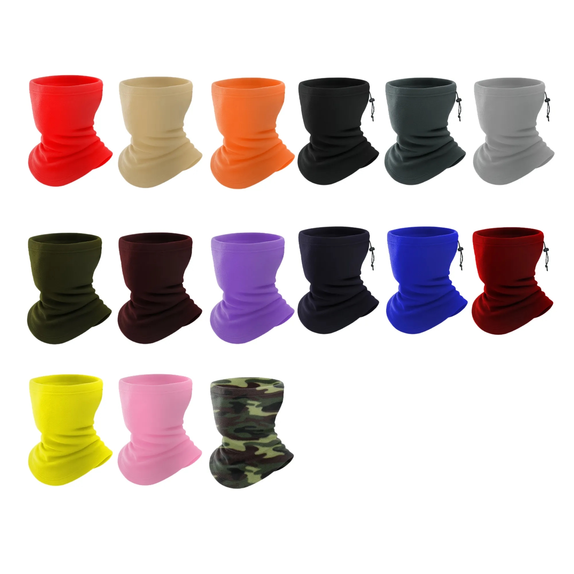 2 Layer Fleece Multifunctional Neck Gaiter Winter Balaclava 3