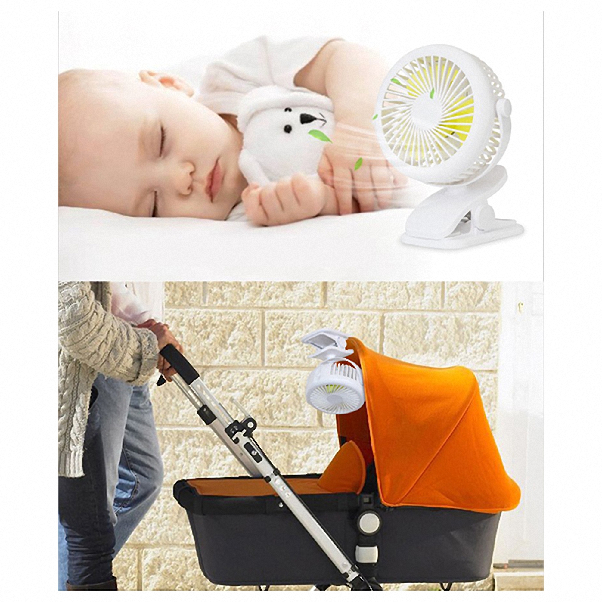 Clip-On Portable Mini USB Fan 4