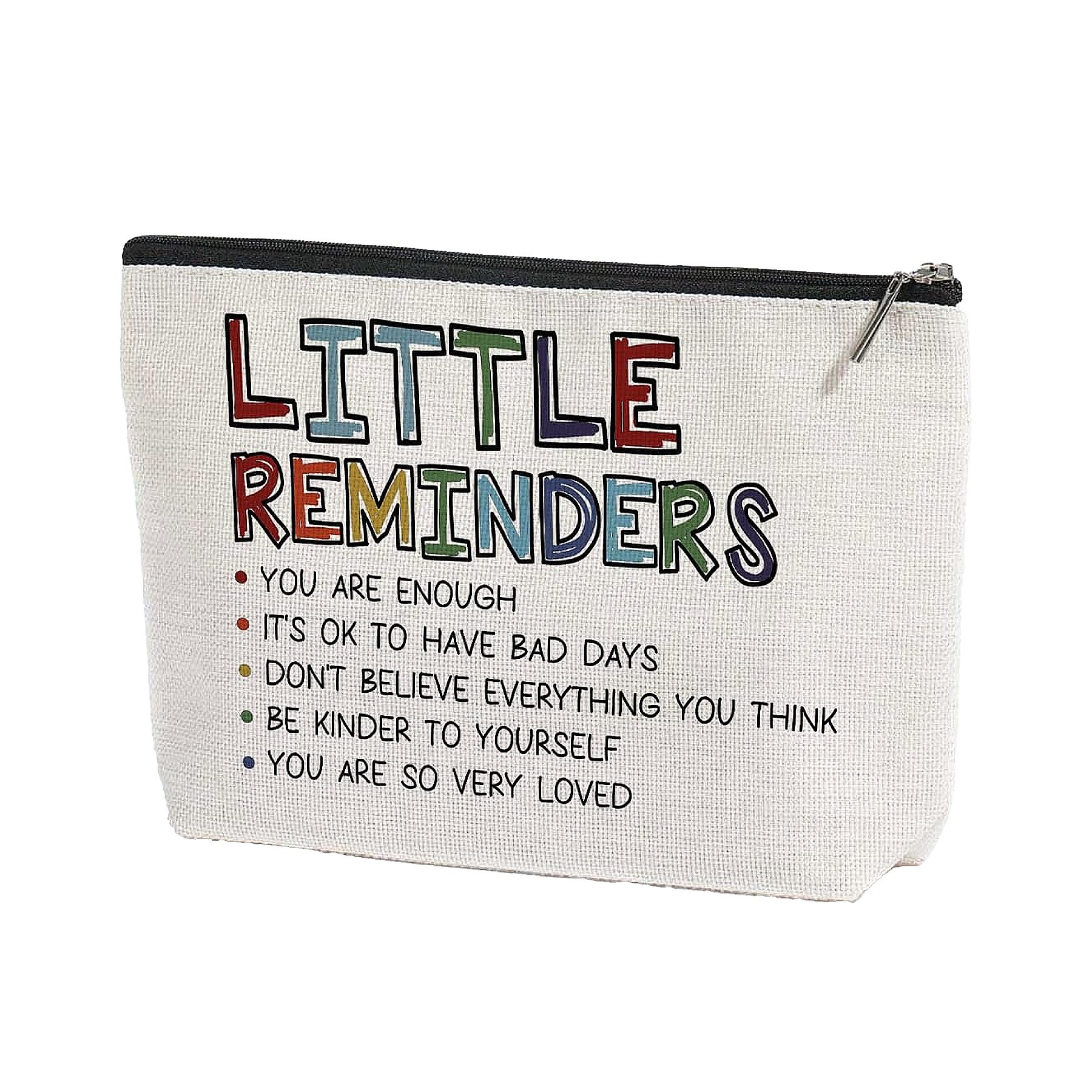 Printed Canvas Organizer Cosmetic Bag 2