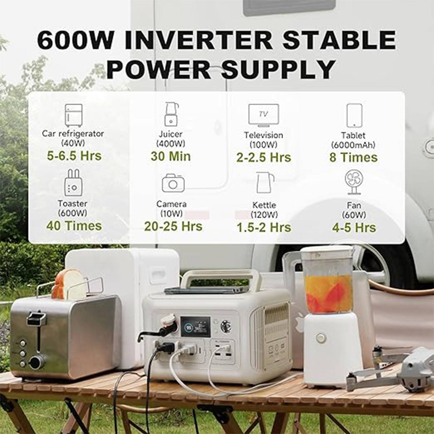 600W Vehicle UPS Emergency Mobile Power Station 3