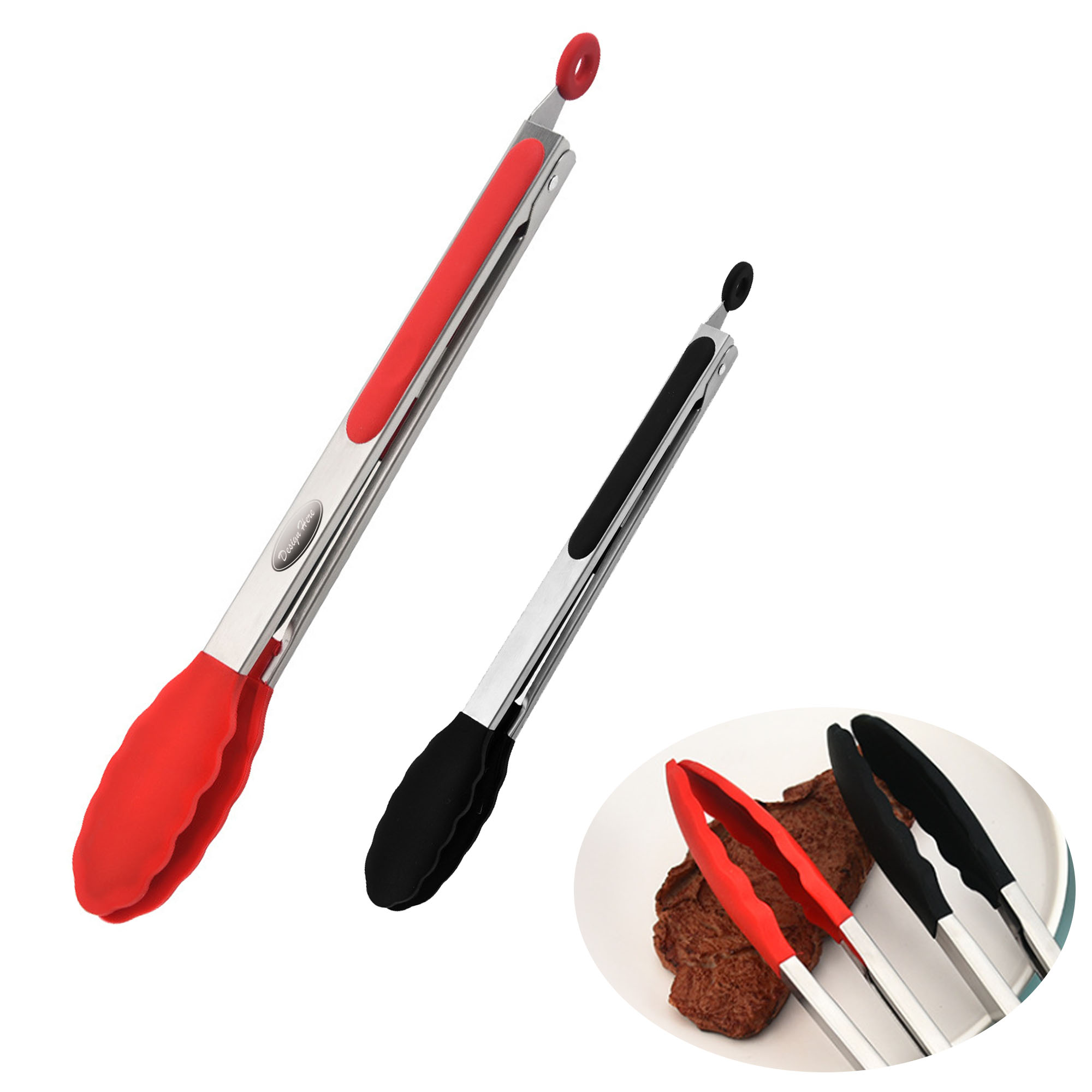 9" Cooking Tongs for Kitchen Use 2