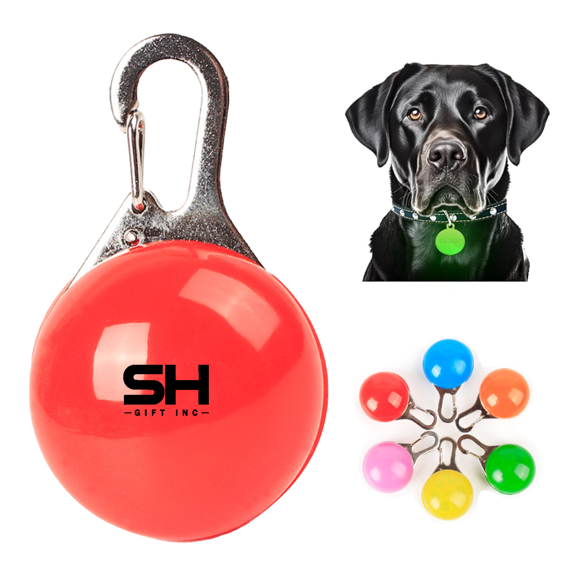 Clip-On Dog Lights for Night Walking & Camping 1