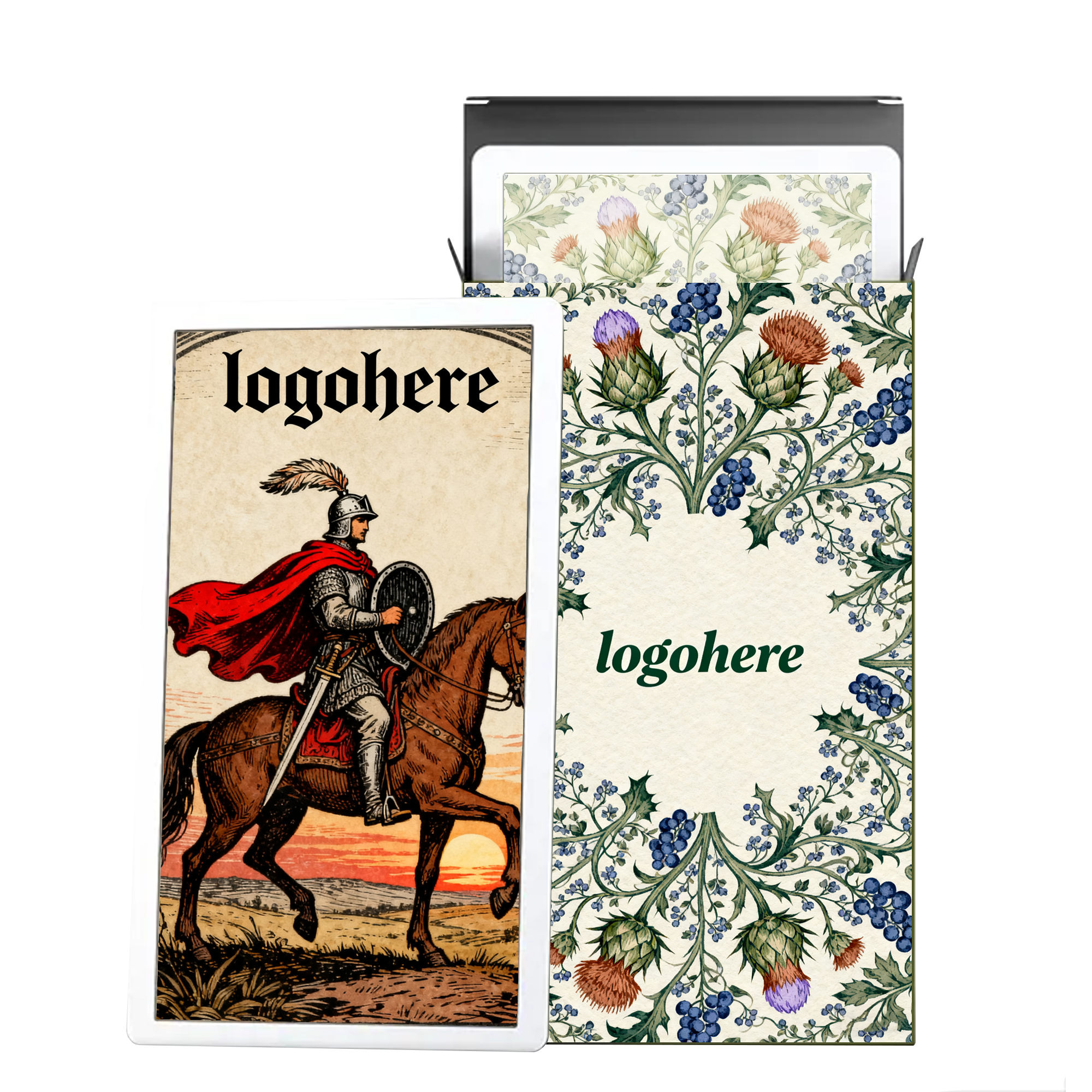 Custom Casino White Core Poker Decks 2