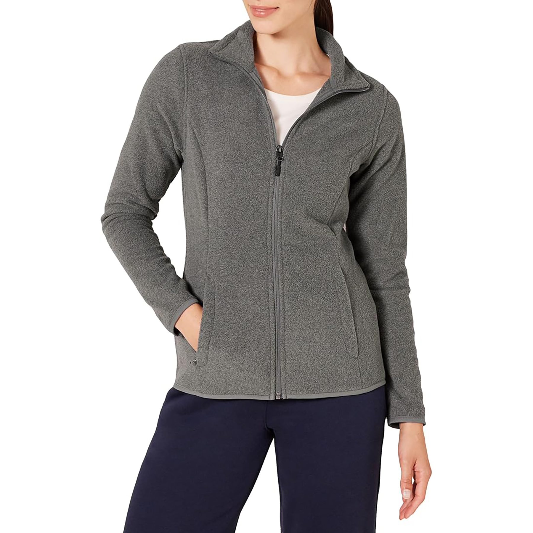 Women's Classic Full Zip Fleece Jacket 8