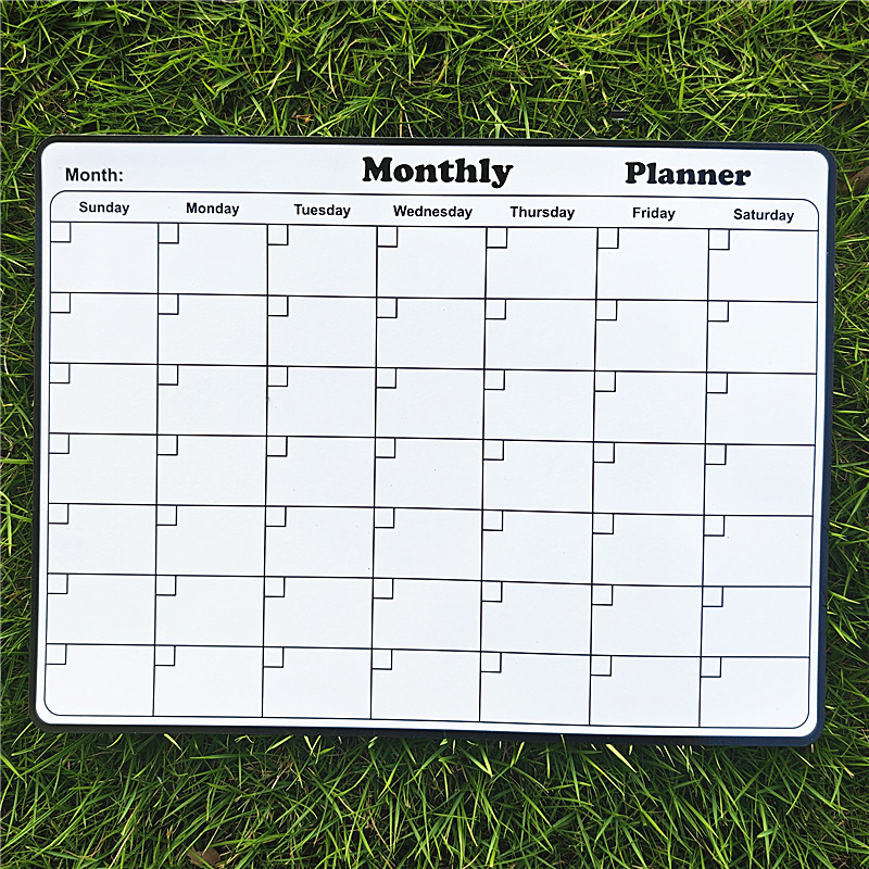 Magnetic Calendar for Refrigerator Monthly Fridge Calendar Whiteboard 3