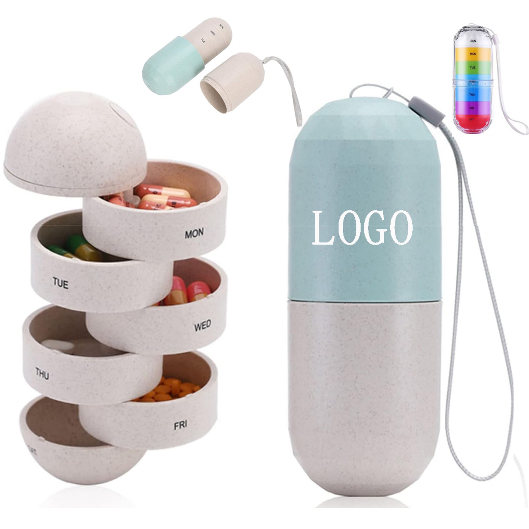 Weekly Capsule Organizer 1