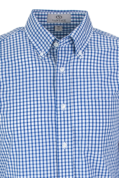 Easy-Care Gingham Check Shirt 12