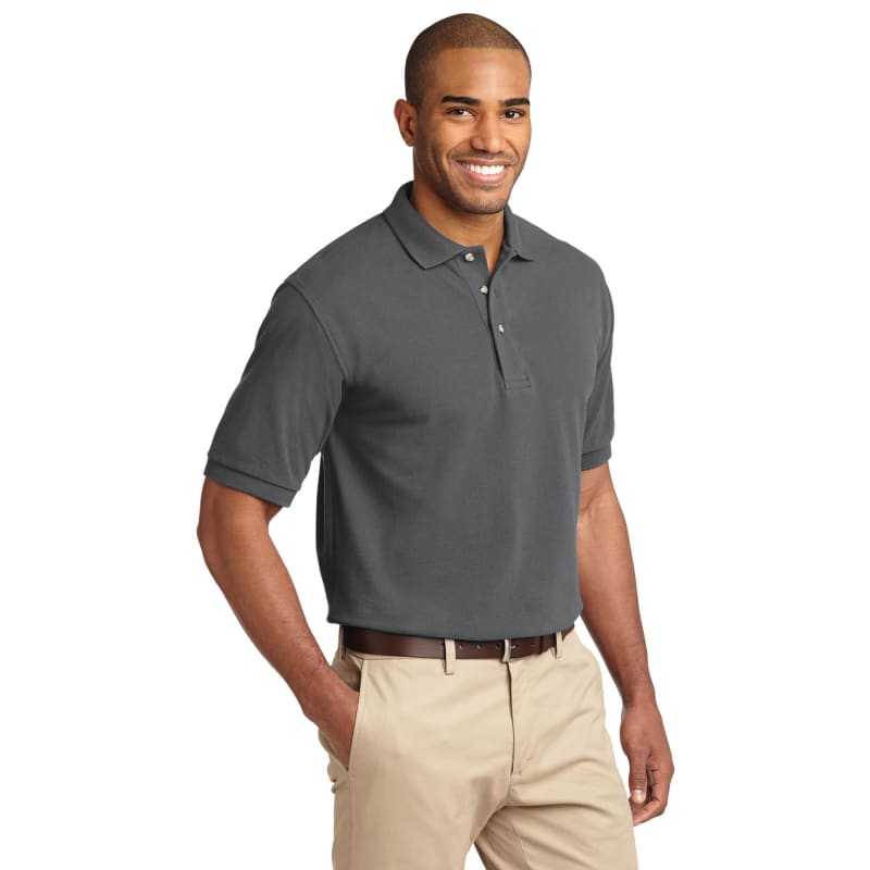 Port Authority Heavyweight Cotton Pique Polo. 74