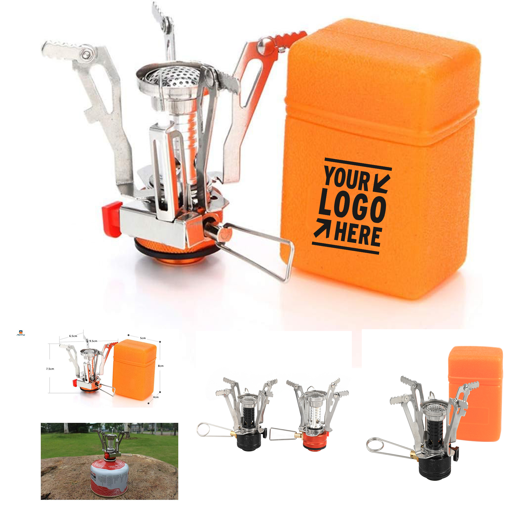 Resistance Camp Piezo Ignition Stable Support Wind Portable Camping Backpacking Stove