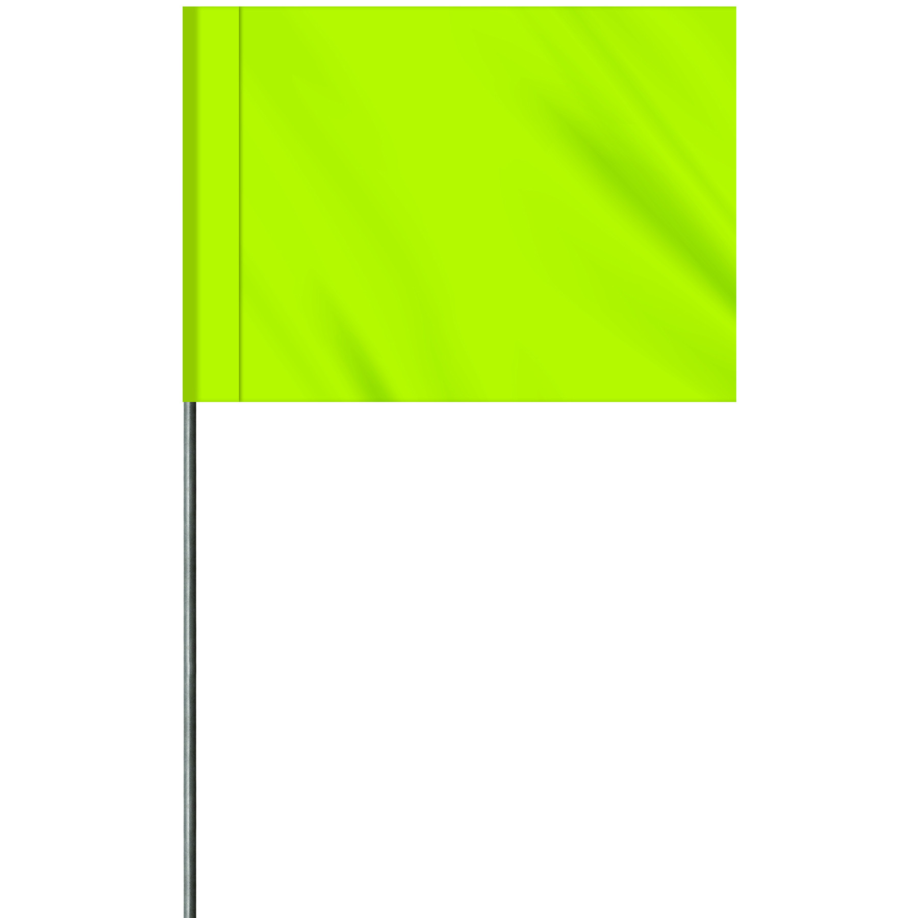 1-Color 2.5" x 3.5" Custom Vinyl Marking Flag with 11.5" Wire 10