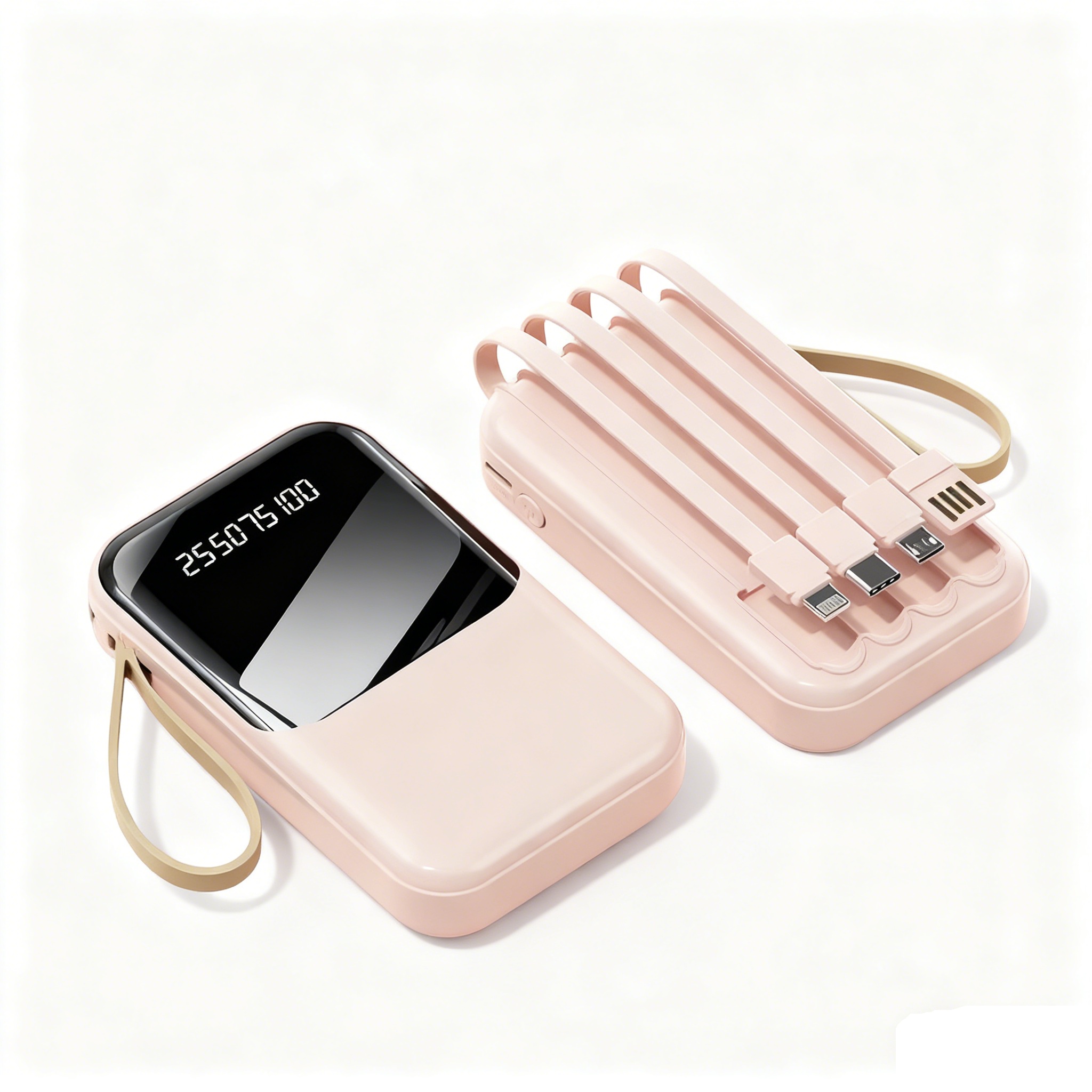 10000 Mah Power Bank W/ 4 Cables 4