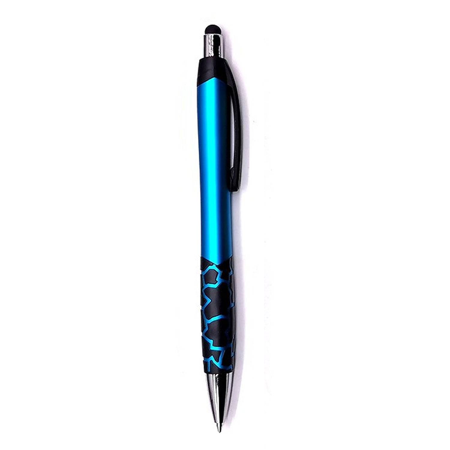 Plastic Retractable Ballpoint Pen w/ Stylus 3