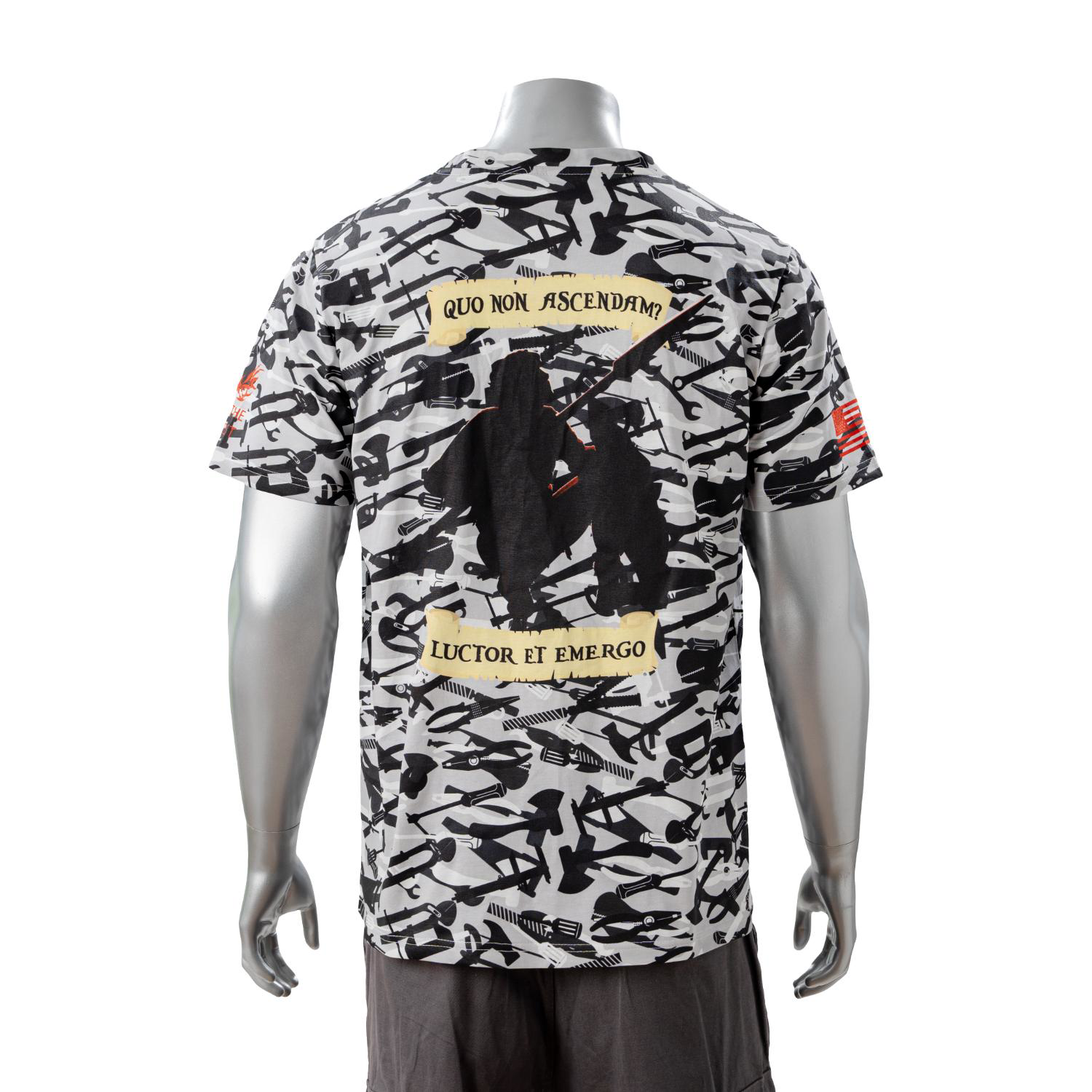 100% Cotton Full Color Pigmented Digital Print Men's Short Sleeve T-Shirt - 5.3 oz 9