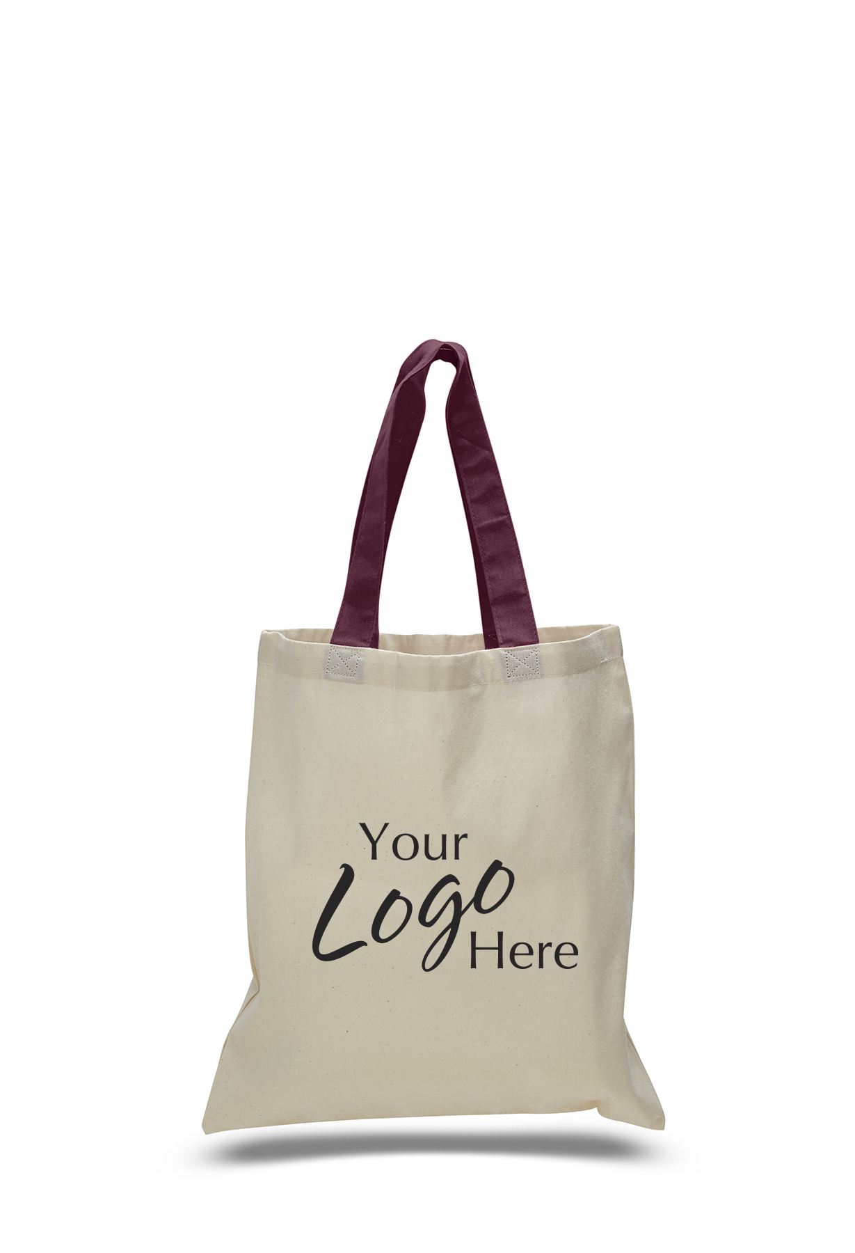 Economical Tote 15" W x 16" H Natural Bag, custom tote bag with logo imprint 40