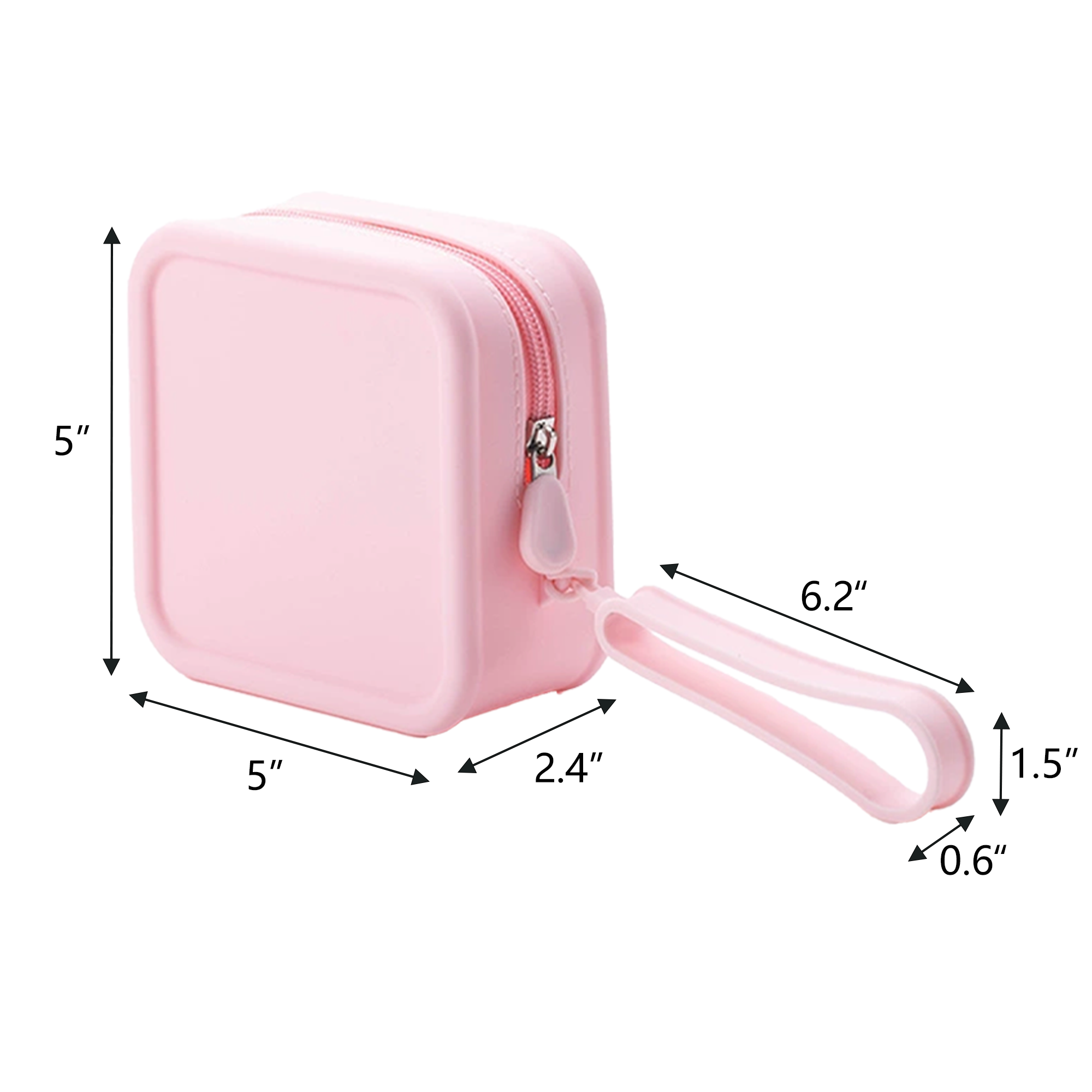 Portable Waterproof Silicone Cosmetic Bag 2