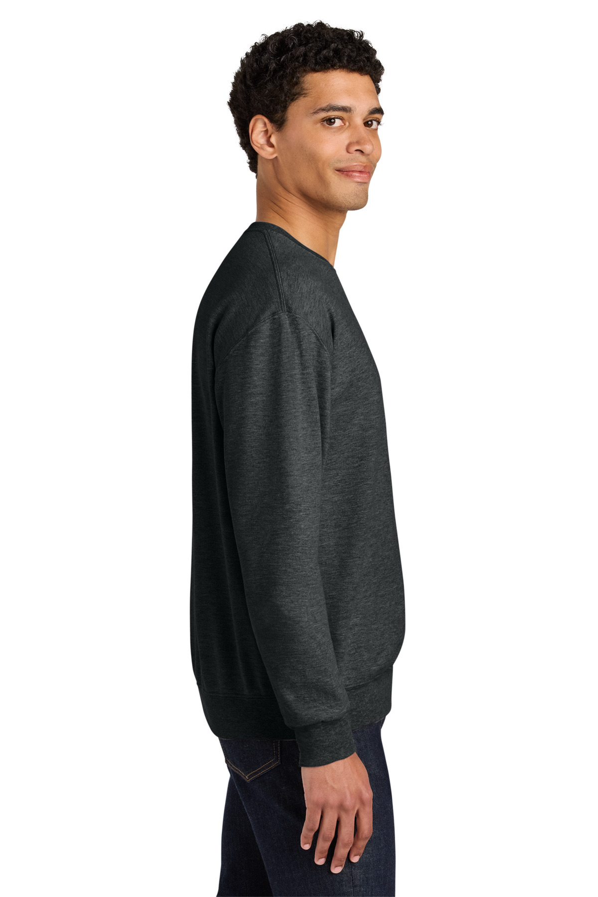 Jerzees Ultimate Unisex CVC Ring Spun Crewneck Sweatshirt IC48M 72