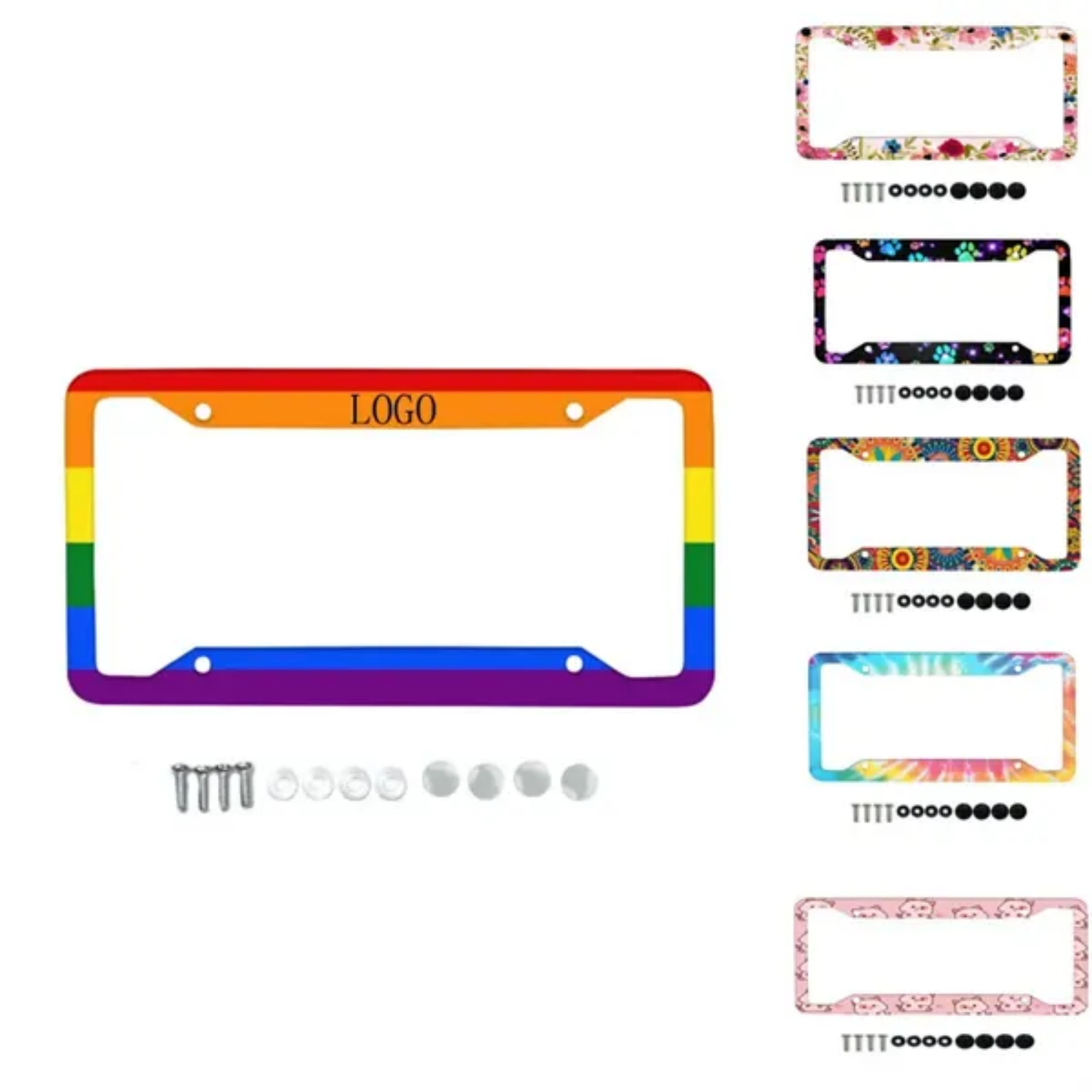MOQ 50 Aluminum License Plate Frame 3