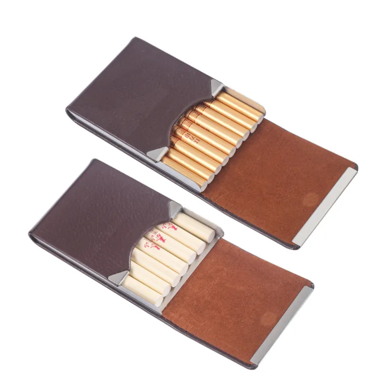 PU Leather Cigarette Business Card Case 4