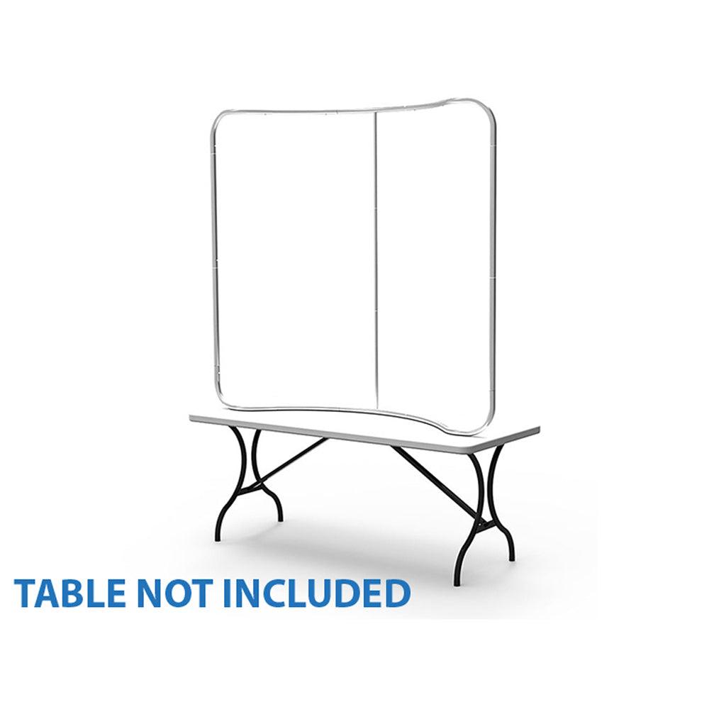 6' Tube Curved Fabric Display Kits (Double Side) 3