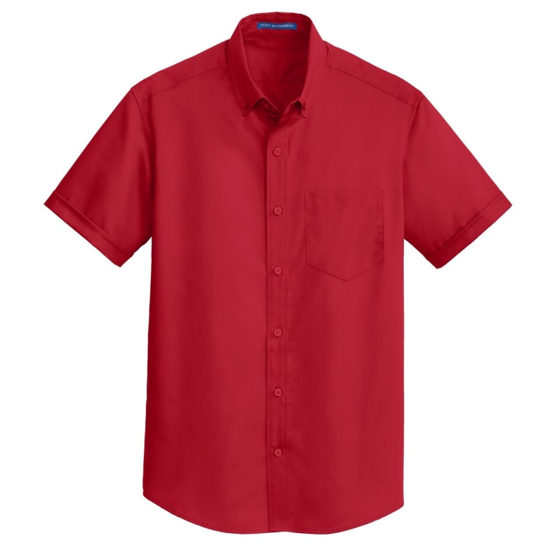 Port Authority Short Sleeve SuperPro Twill Shirt. 5