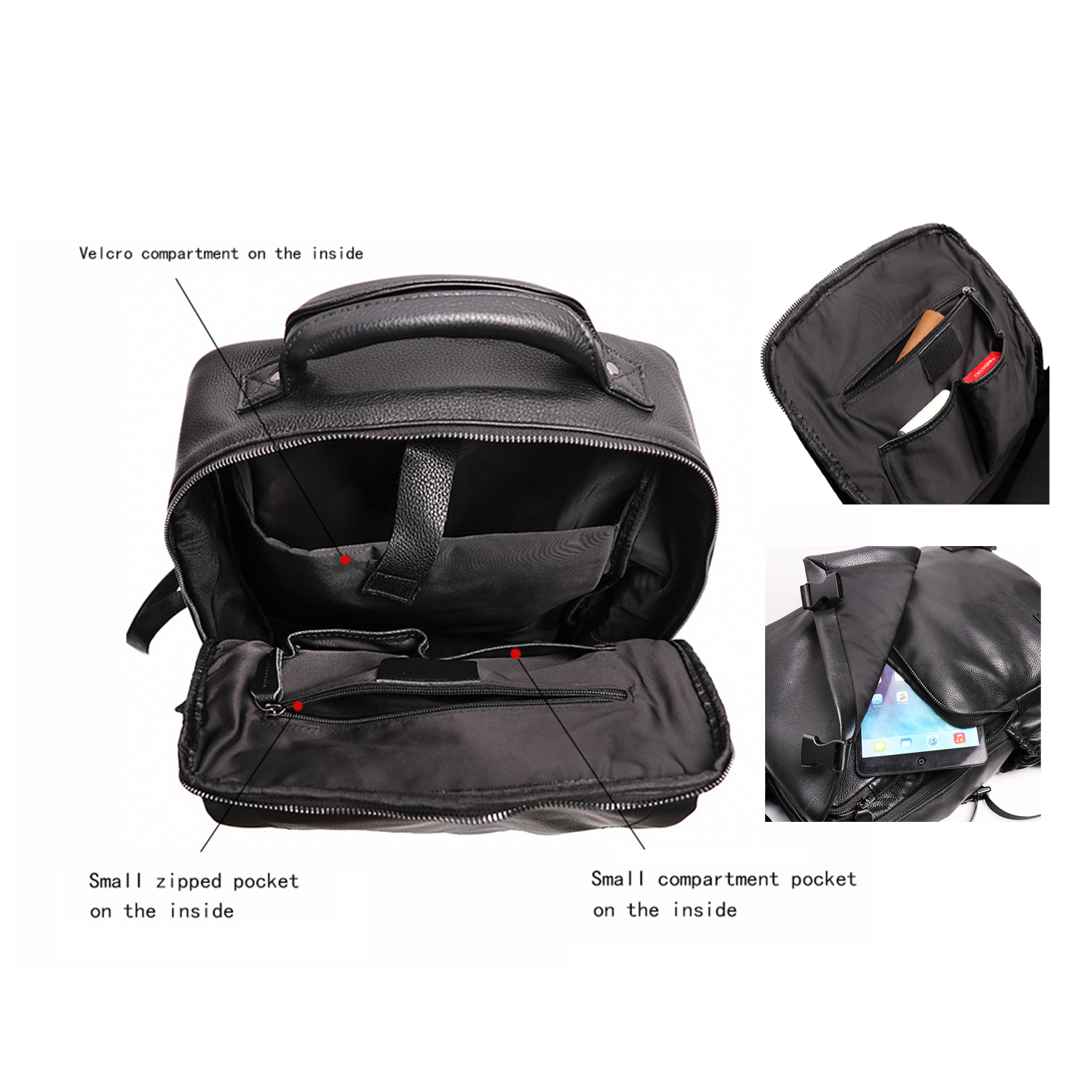 Business Leather Backpack 2