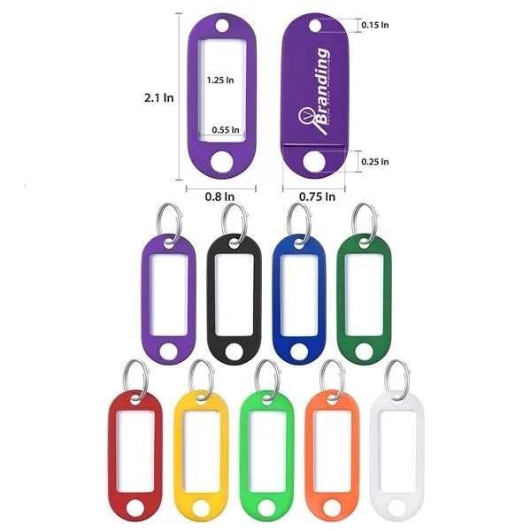 Plastic Key Tags 2