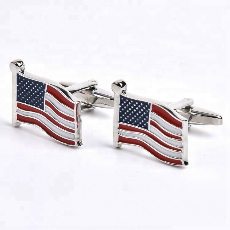 American Flag Cuff Links 2