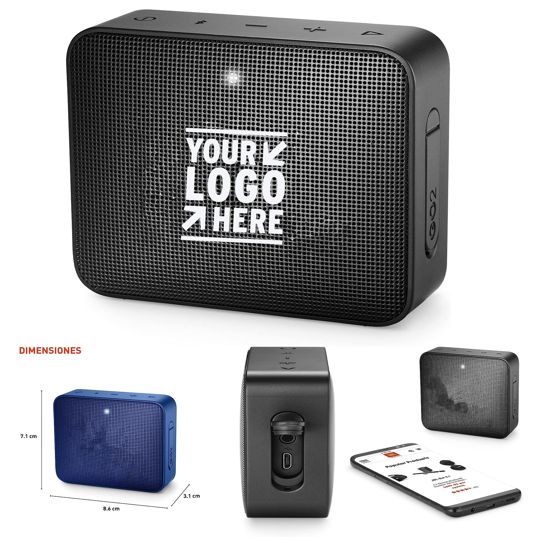  Built-In Microphone Waterproof Ultra-Portable Bluetooth Speaker