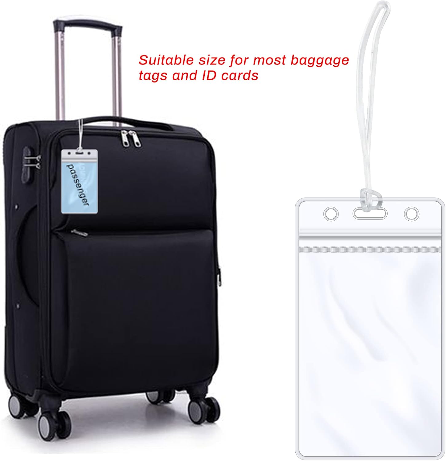 Clear Plastic Bag Tags 2