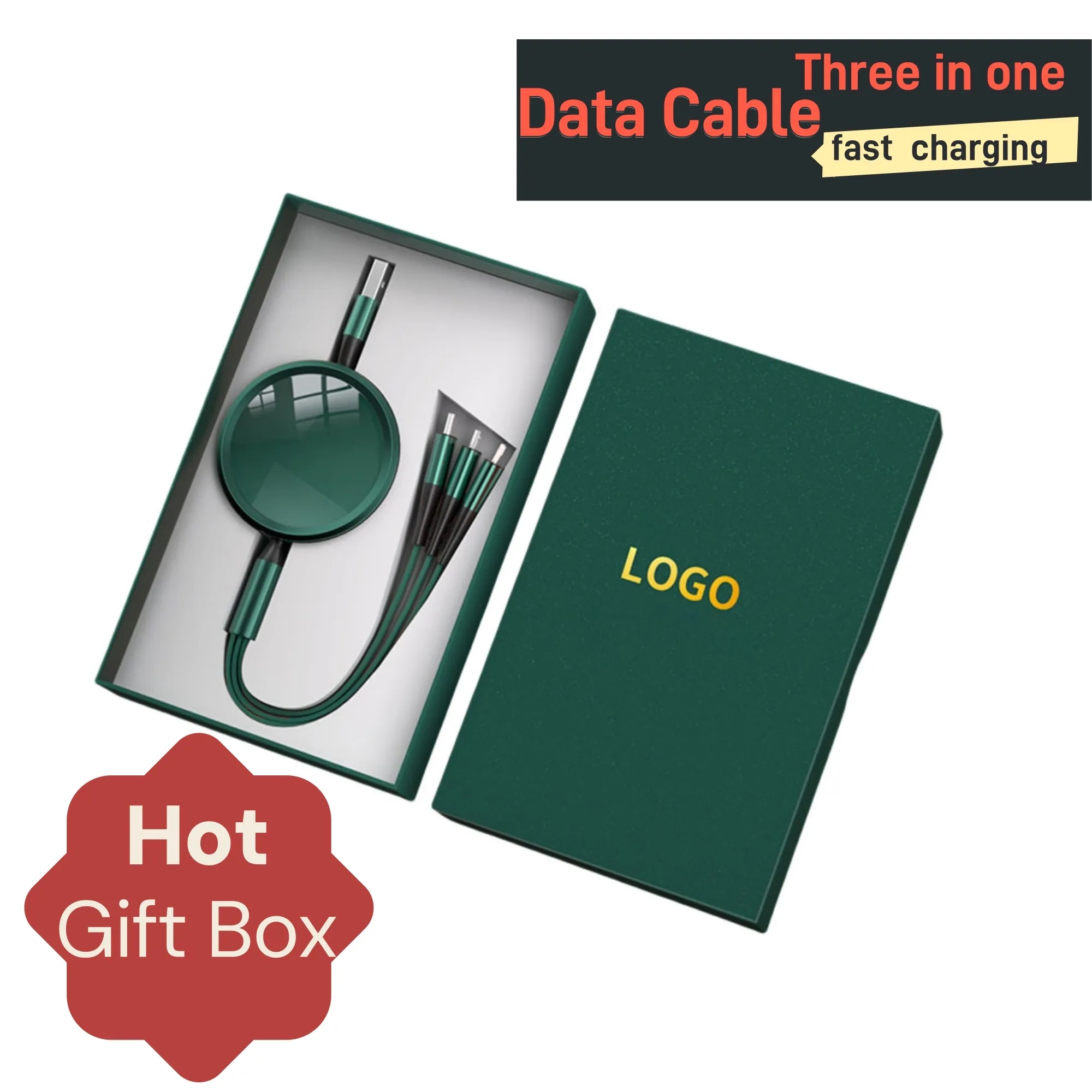 Three-in-One Fast Charging Data Cable-Promotional Essential 2