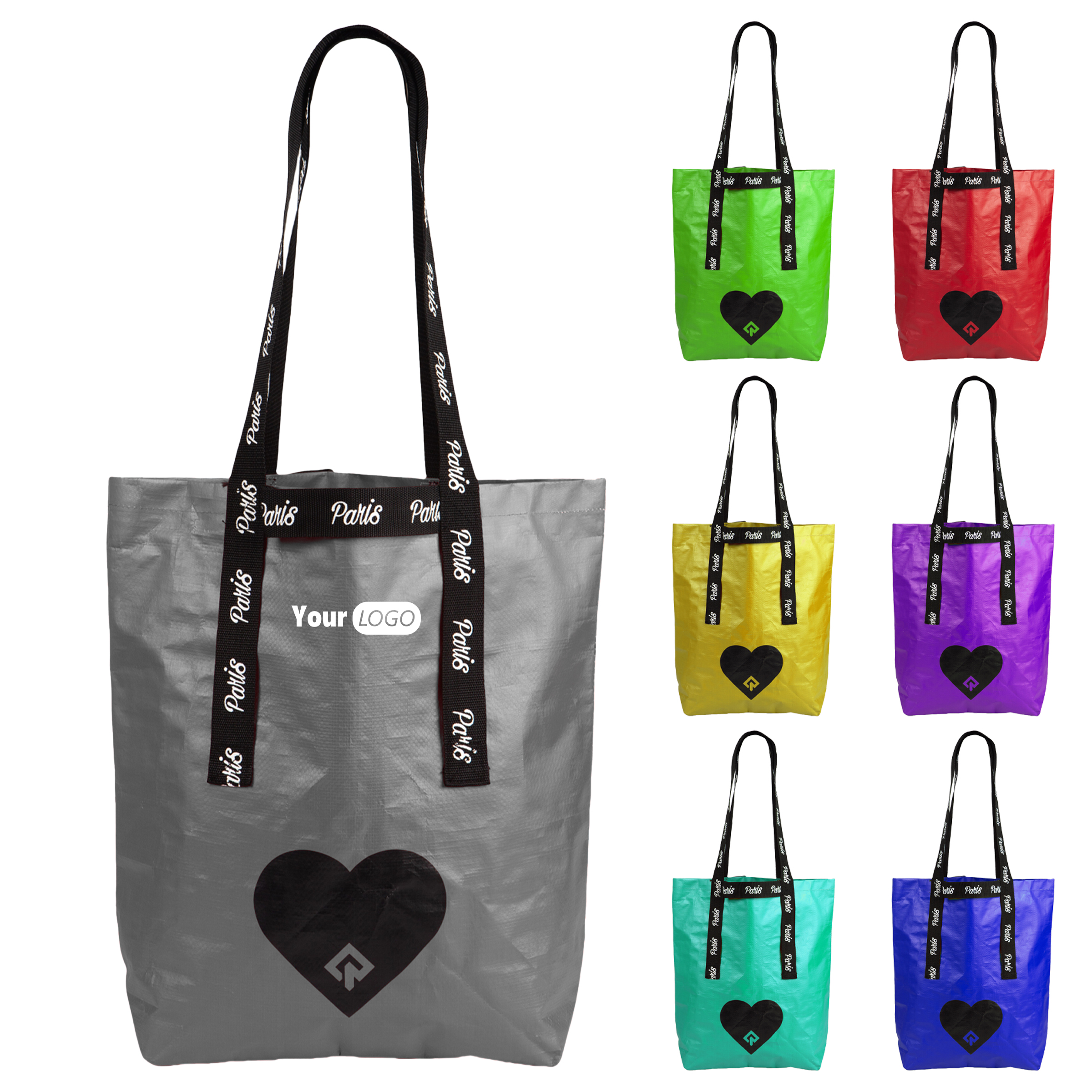Non-Woven Polypropylene Vibrant Multi-Colored Charming Handbag ?C Add Flair To Your Look 4