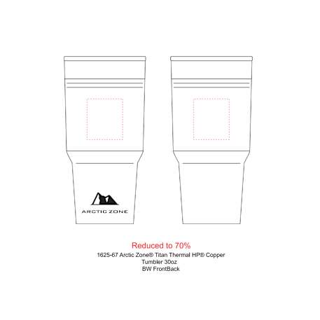 Arctic Zone® Titan Thermal HP® Copper Tumbler 30oz 56