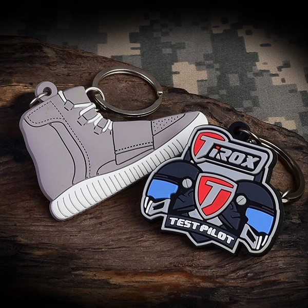2.25" Custom 2D PVC Keychain 11