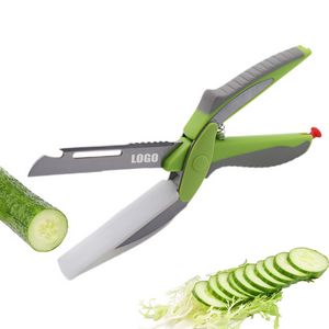 Smart Multifunction Chopping Scissors With Cutting Board 8