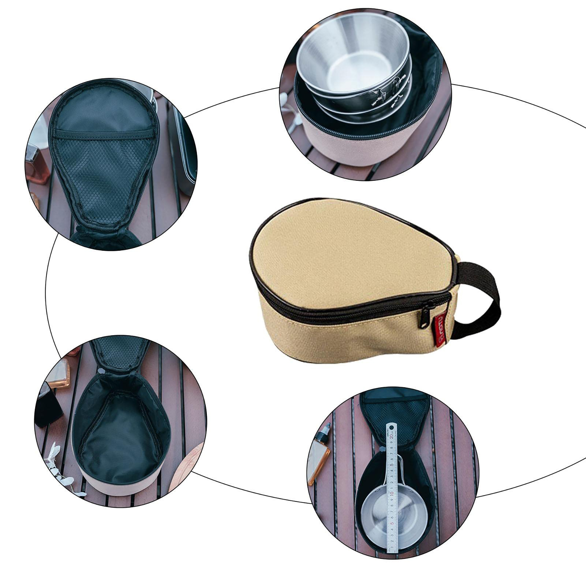 Durable Stainless Steel Camping Bowl 4