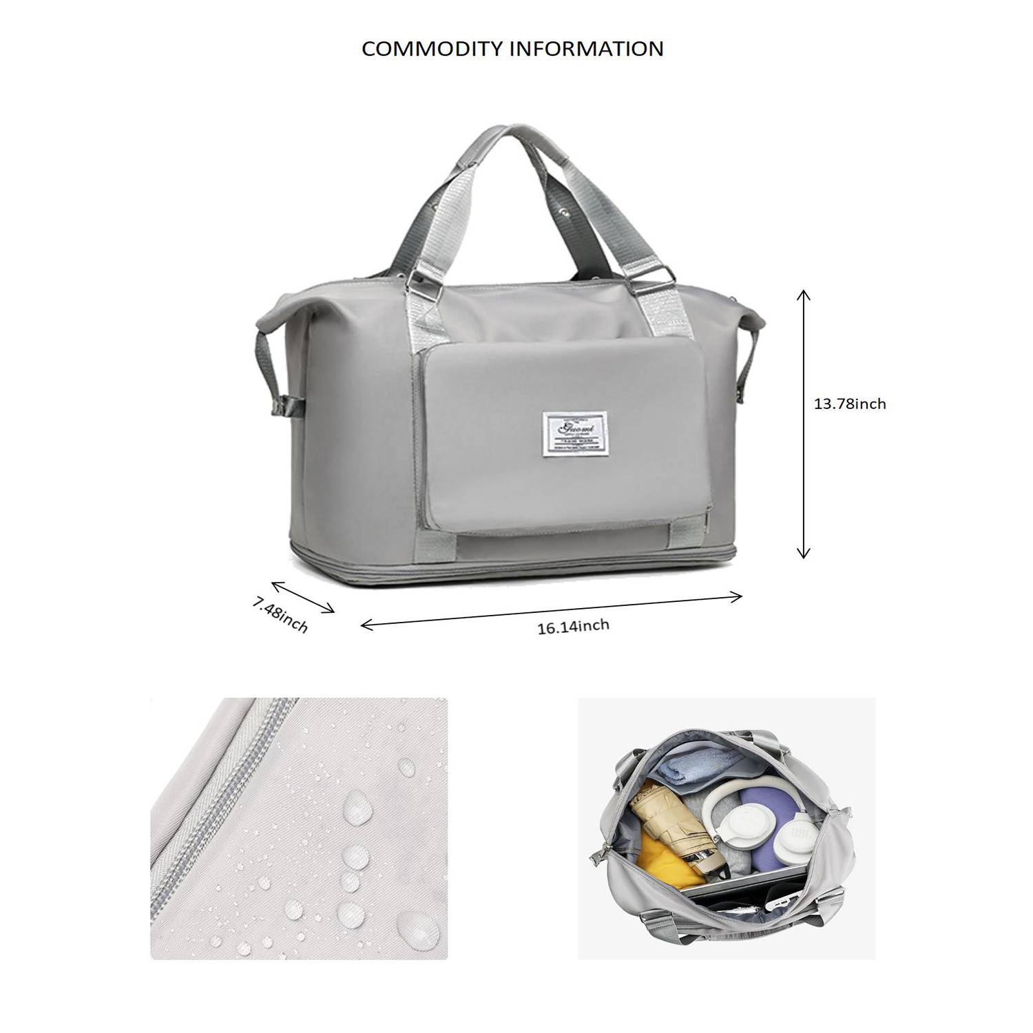 Large Capacity Expandable Folding Bag 4