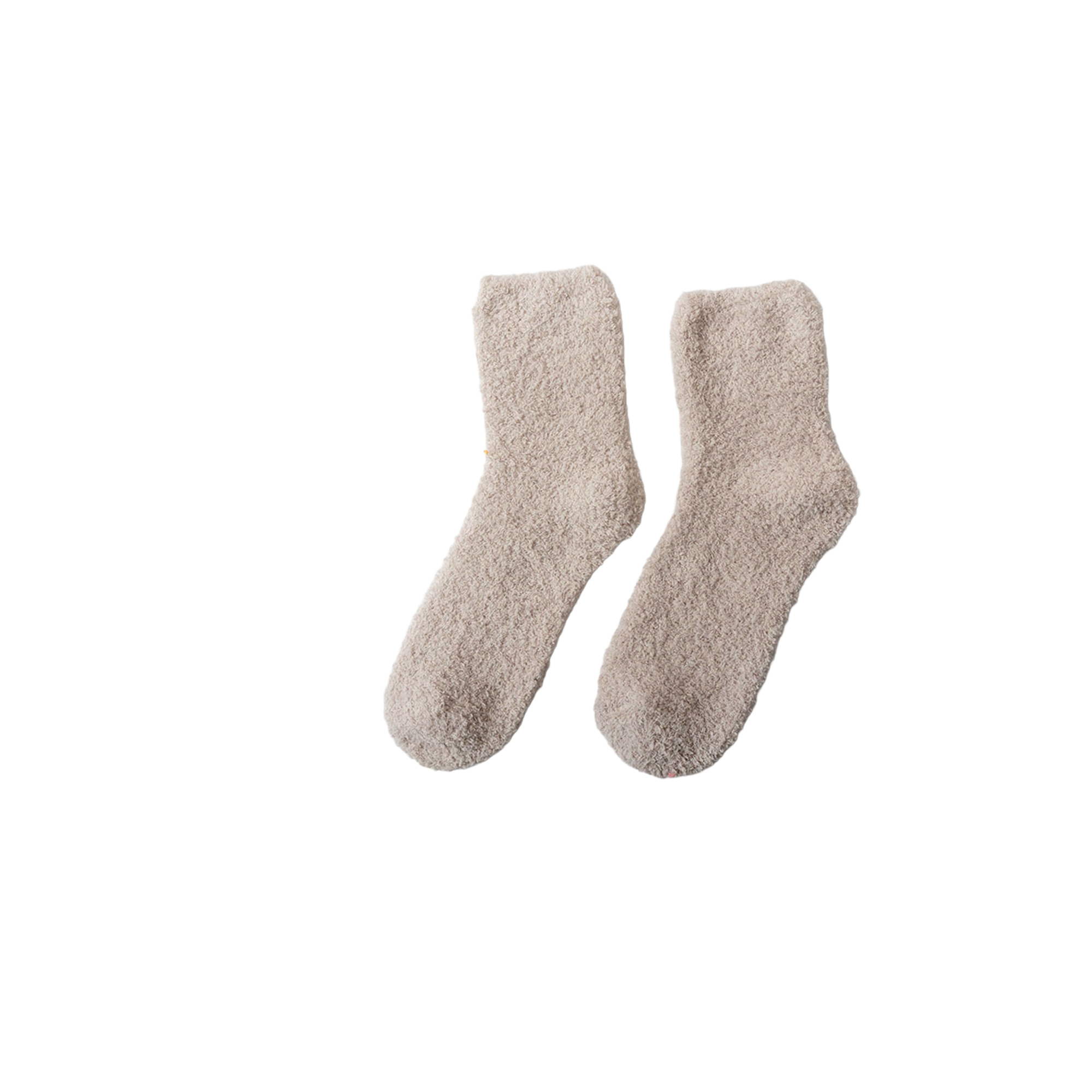 Coral Fleece Christmas Fuzzy Sock Medium Tube 26