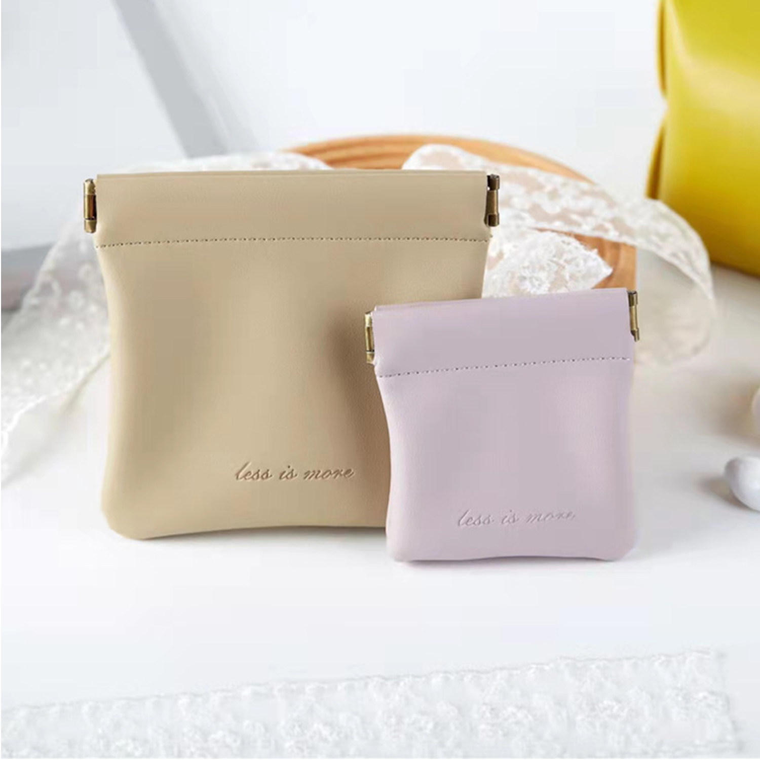 PU Leather Makeup Pocket Bag Mini Cosmetics Pouch 4