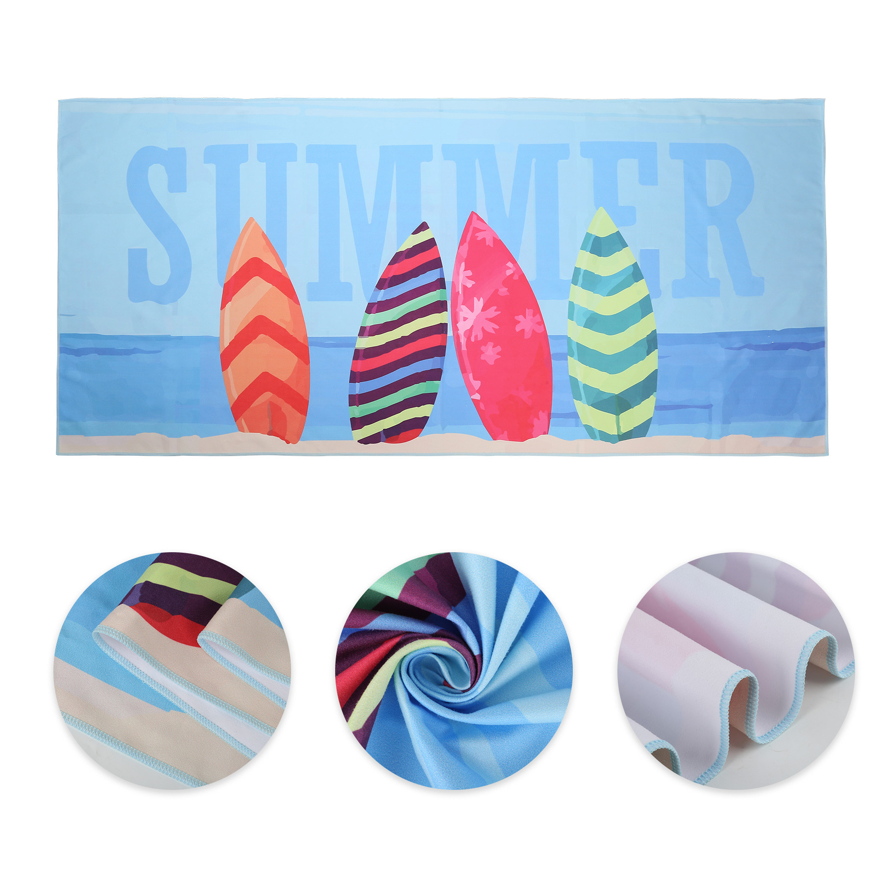 Dye-Sublimation Microfiber Beach Towel 6