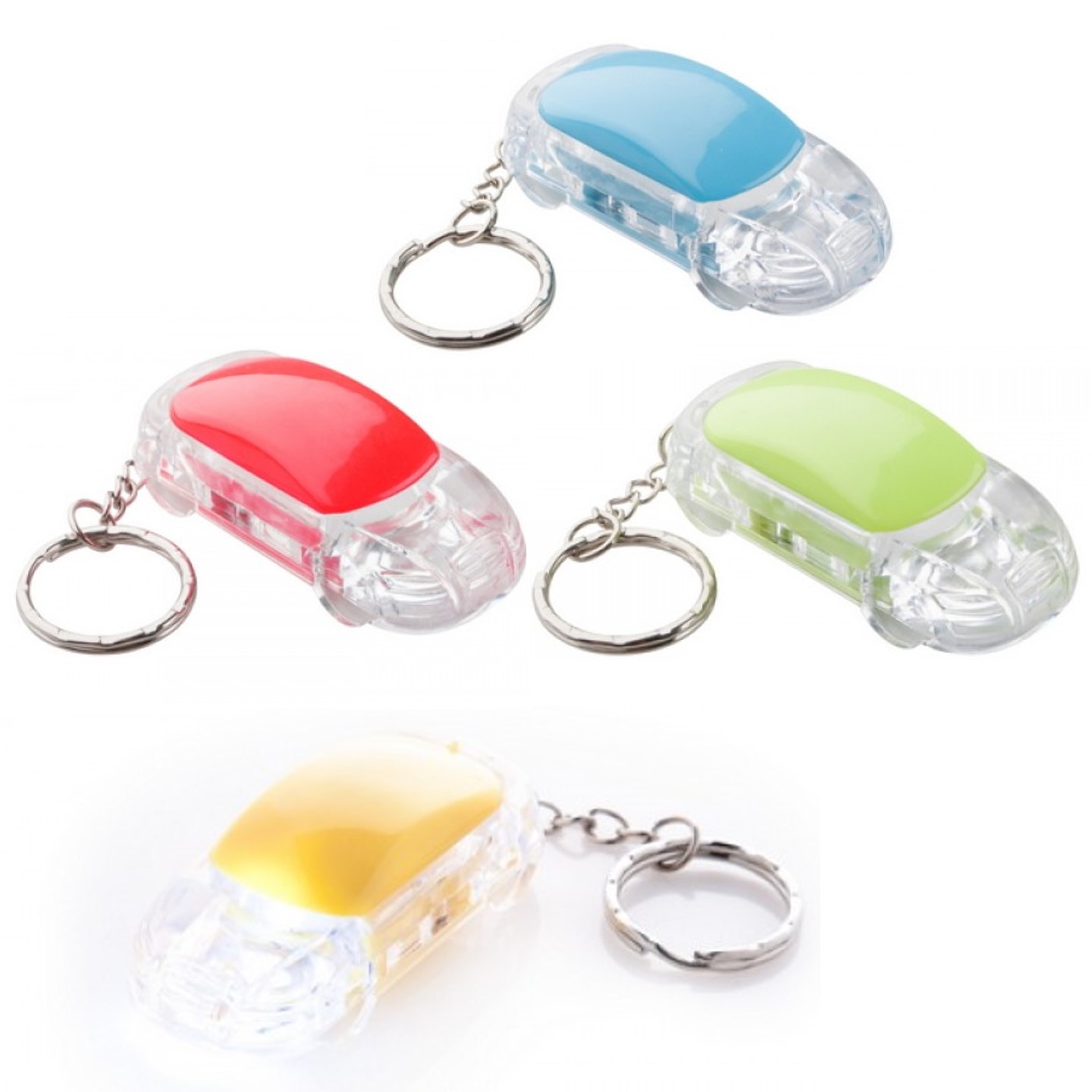 LED car shape flashlight keychain 4