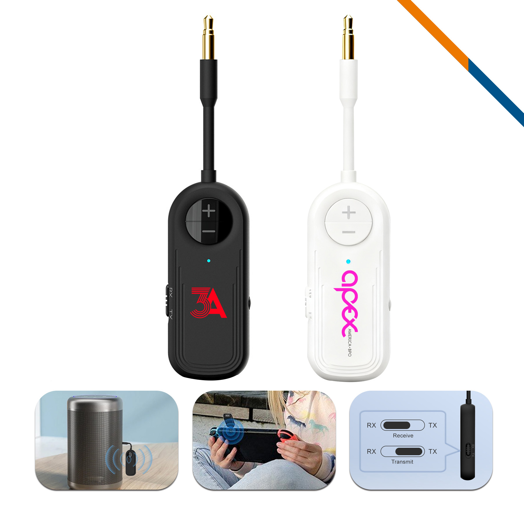 Linkik 2in1 Bluetooth 5.4 Transmitter Receiver Adapter 5