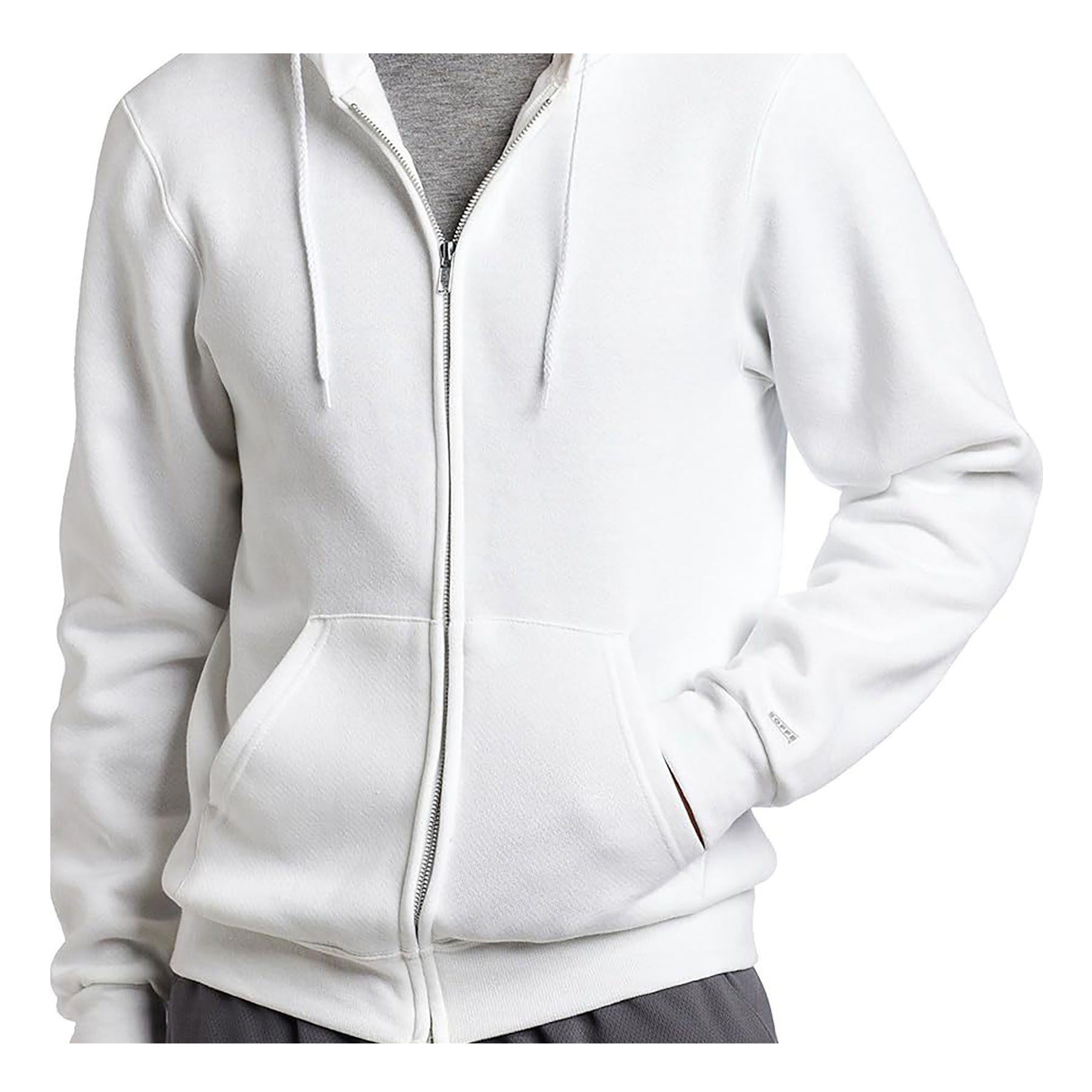Men's Full Zip Hooded Sweatshirt, custom hoodie or sweatshirt with logo imprint 3