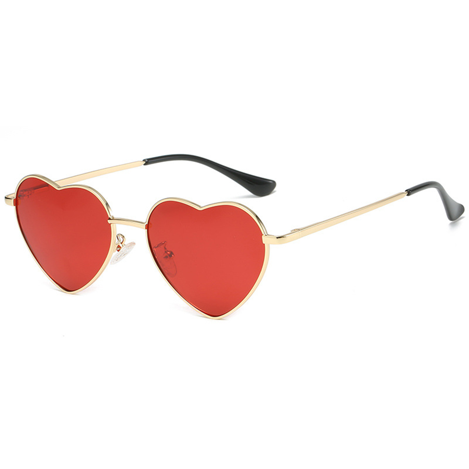 Heart Shape Metal Frame Polarized Sunglasses 7
