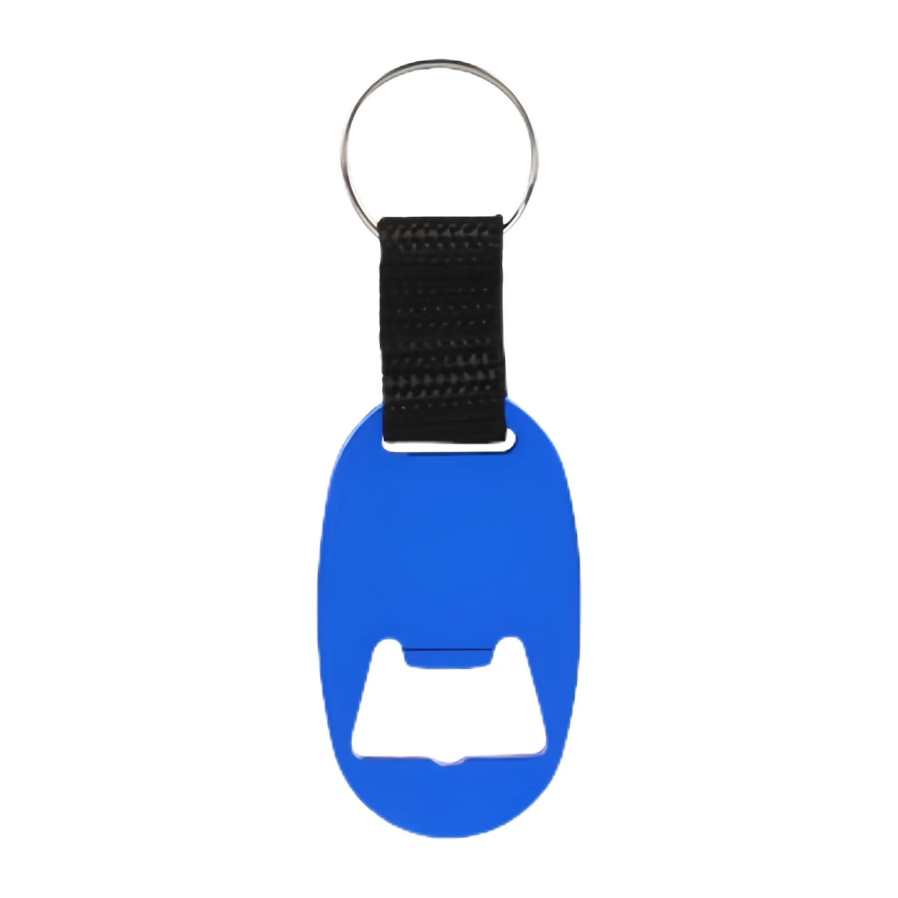 Oval Bottle Opener Keychain w/ Strap 7