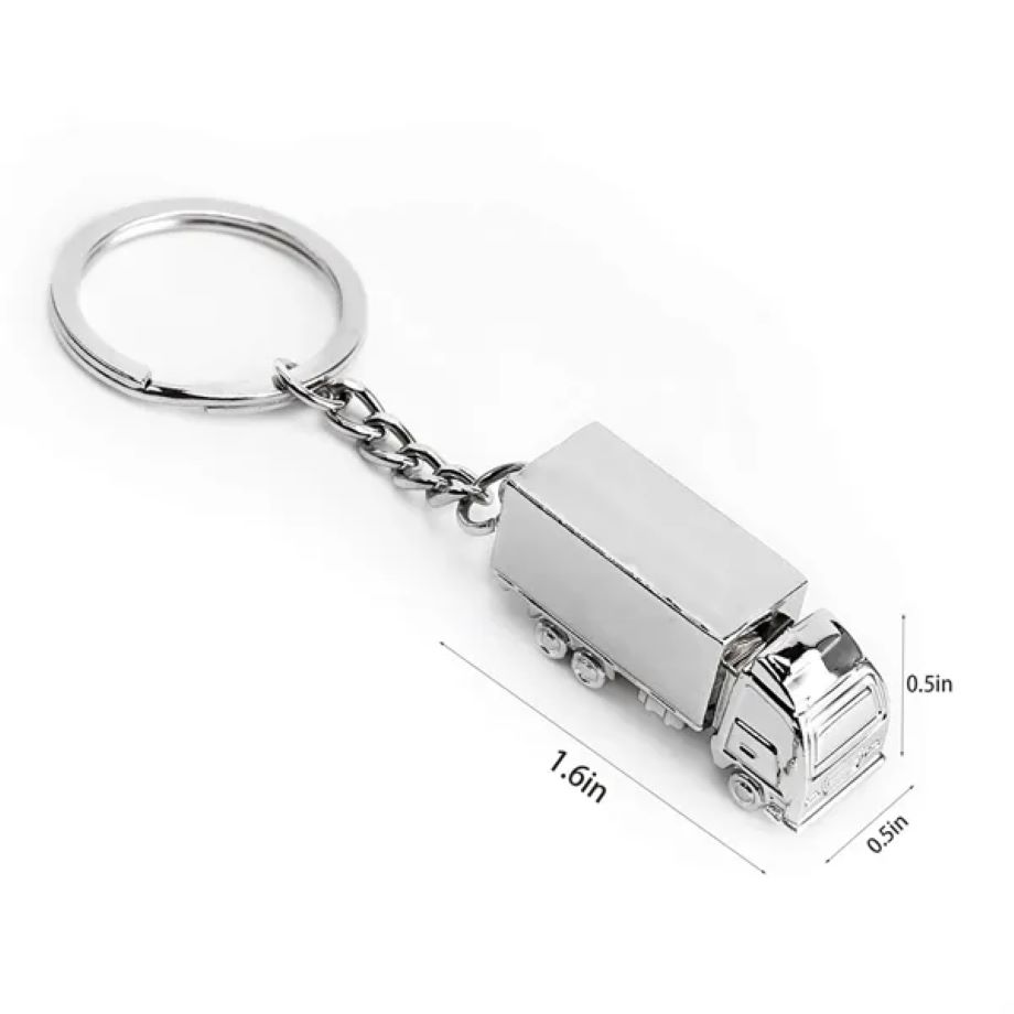Metal Keychain in Mini Truck Shape 1