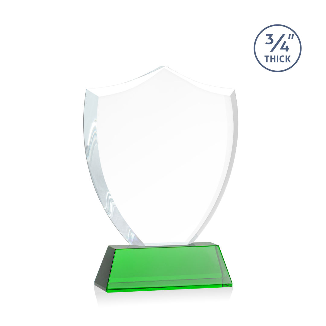 Scudo Shield VividPrint™ Award on Newhaven - Green 2