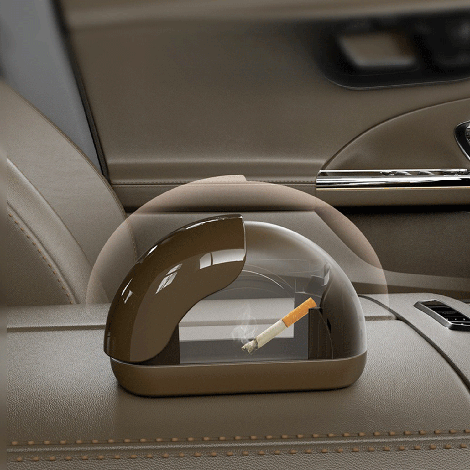 high quality metal touch texture Car Door Ashtray 11