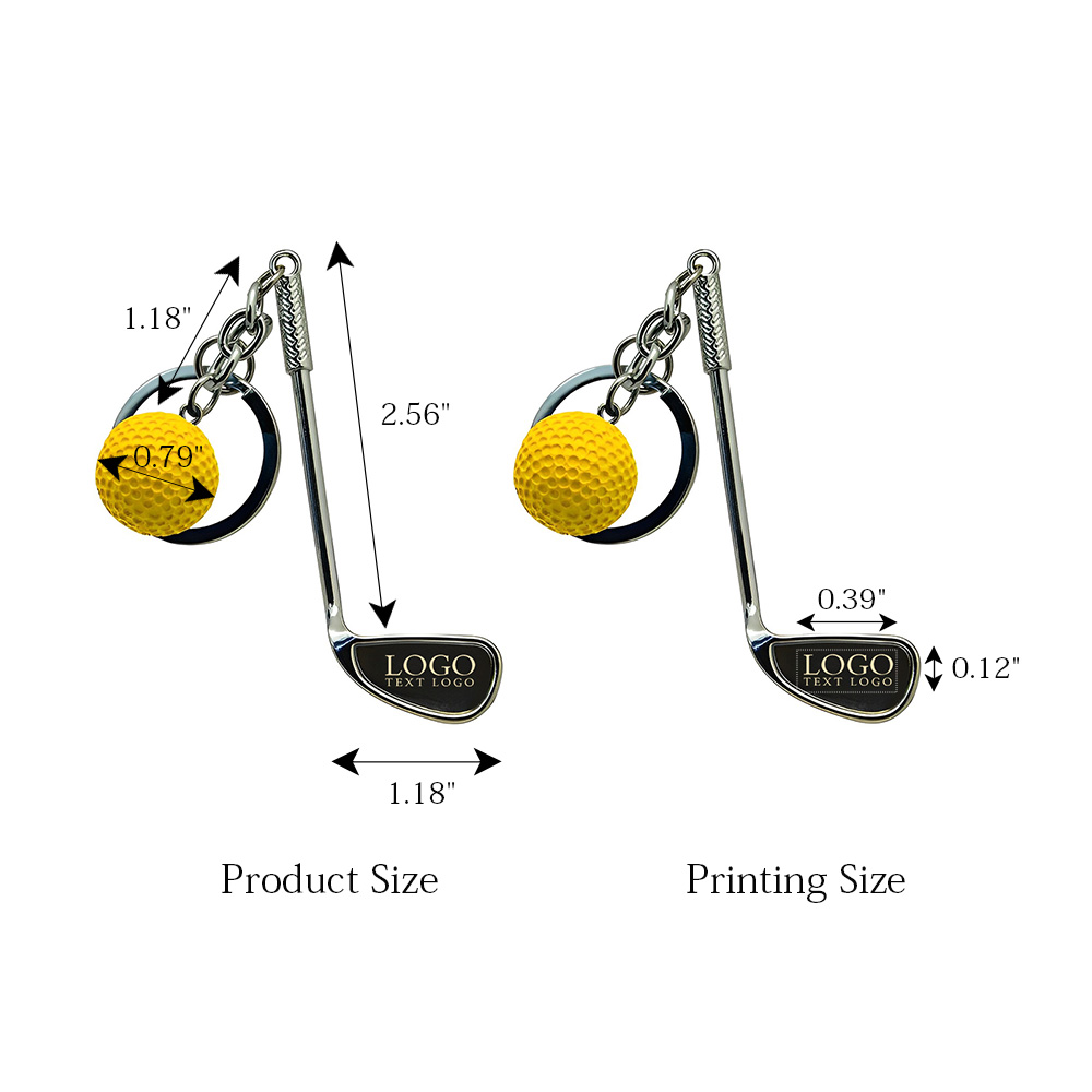 Custom Golf Clubs Keychains 9