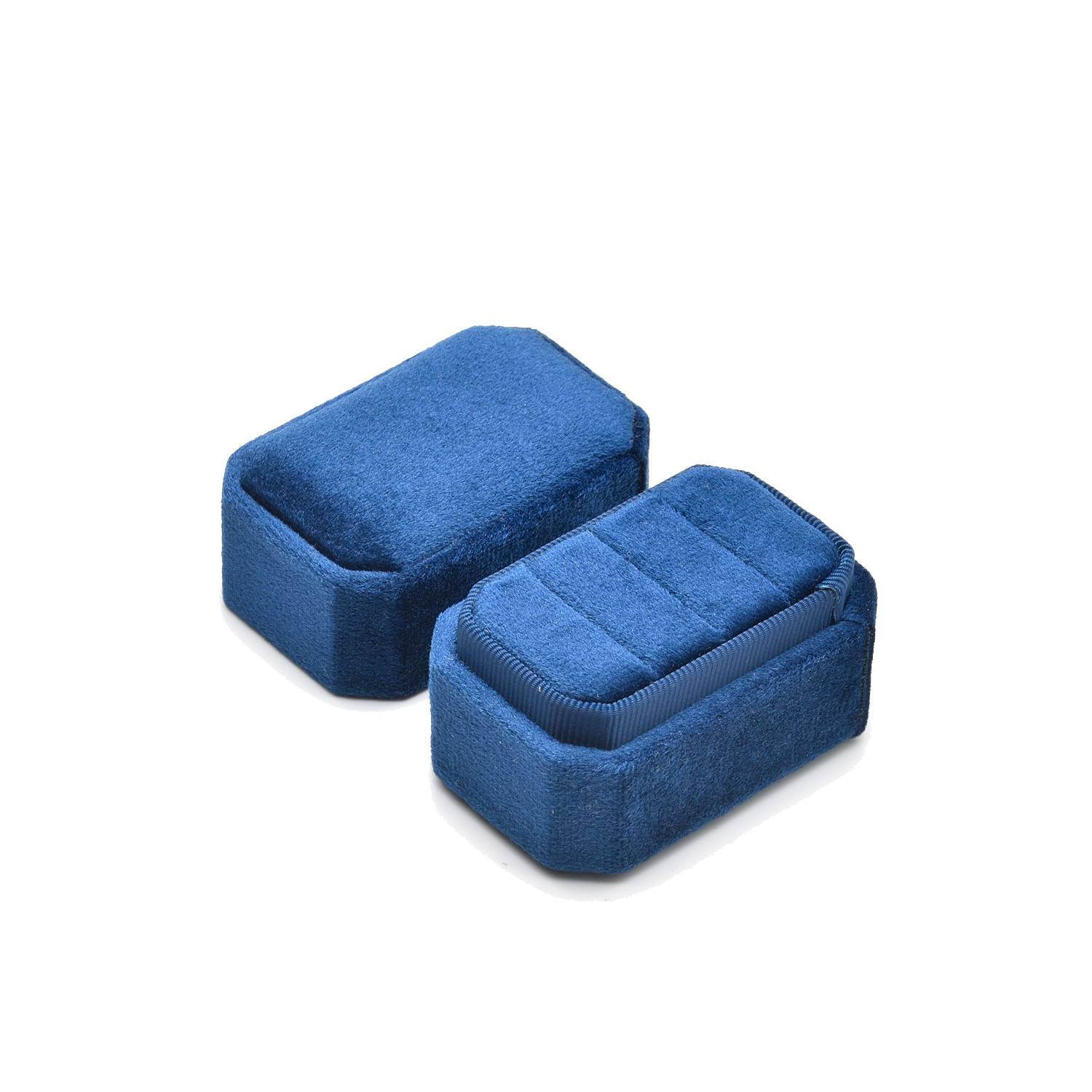 Compatc Portable Soft Velvet Ring Box w/ Large Capacity 6